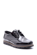 Women's Lace-up Patent Leather Shoes | Derimod