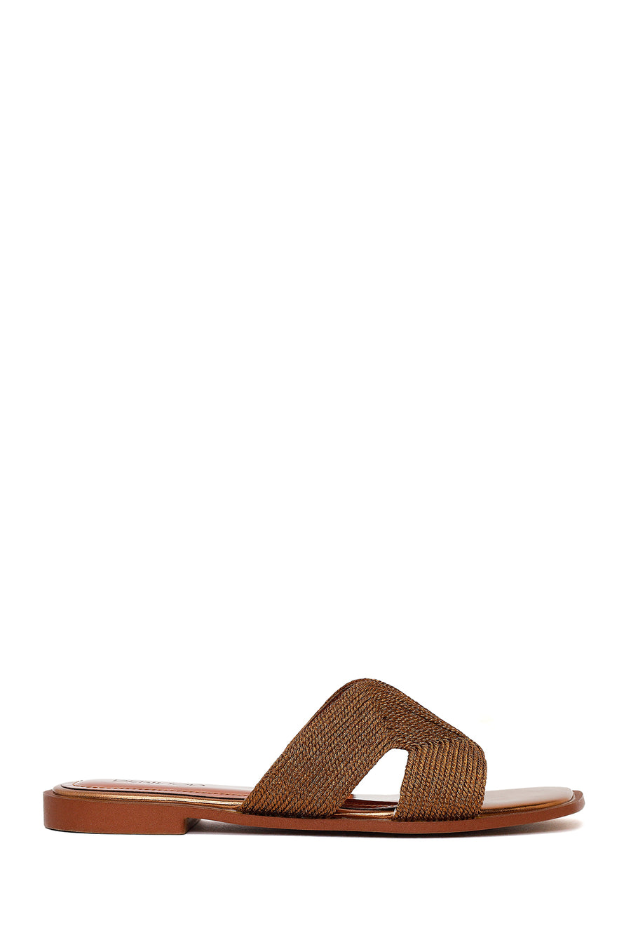 Kadın Bronz Metalik Terlik 26SFE480232 | Derimod
