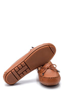 Women's Leather Bow Loafer | Derimod
