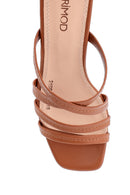 Women's Leather Heeled Slippers | Derimod