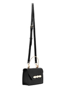 Women's Black Long Strap Mini Classic Handbag | Derimod