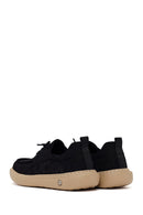 Derimod Zero Male Black Lace-Up Fabric Sneaker | Derimod
