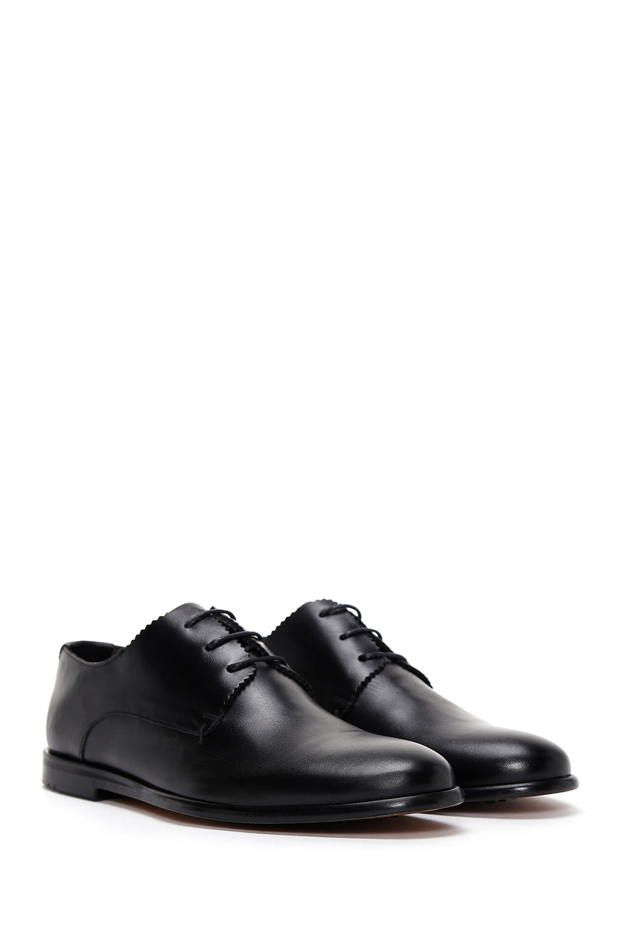 Men's Black Leather Classic Shoes
