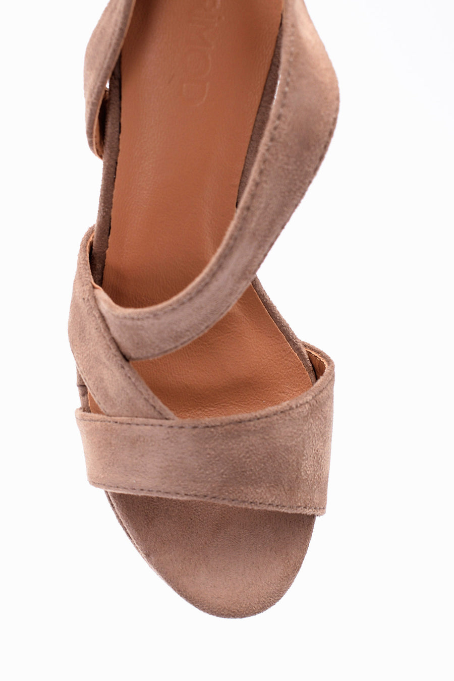 Women's Suede Platform Heeled Shoes