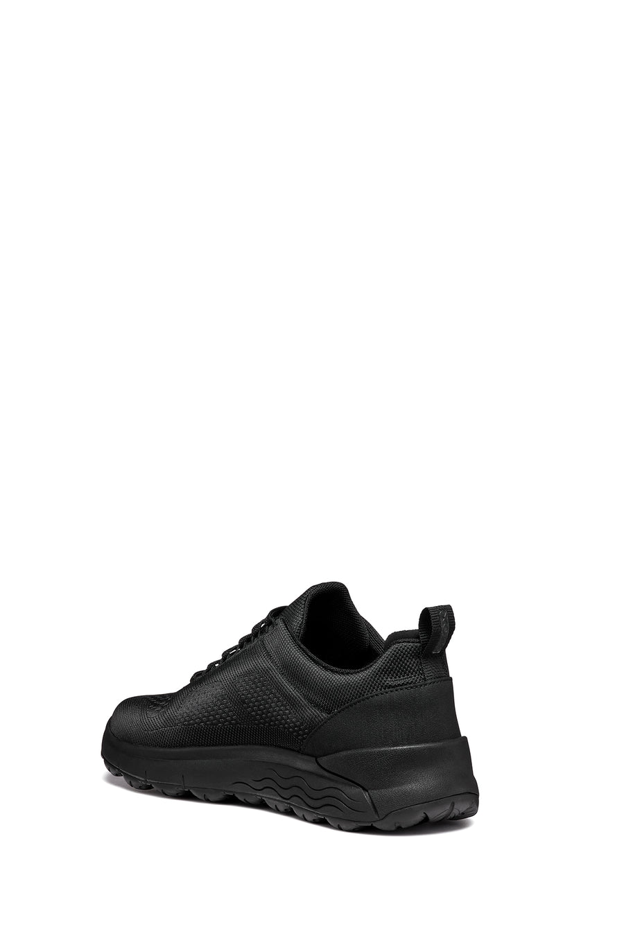 Geox Men's Black Spherica 4x4 Abx B Lace-Up Waterproof Leather Sneaker