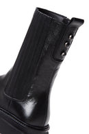 Women's Black Zipper Boots | Derimod
