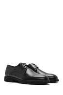 Men's Black Laced Leather Classic Shoes | Derimod