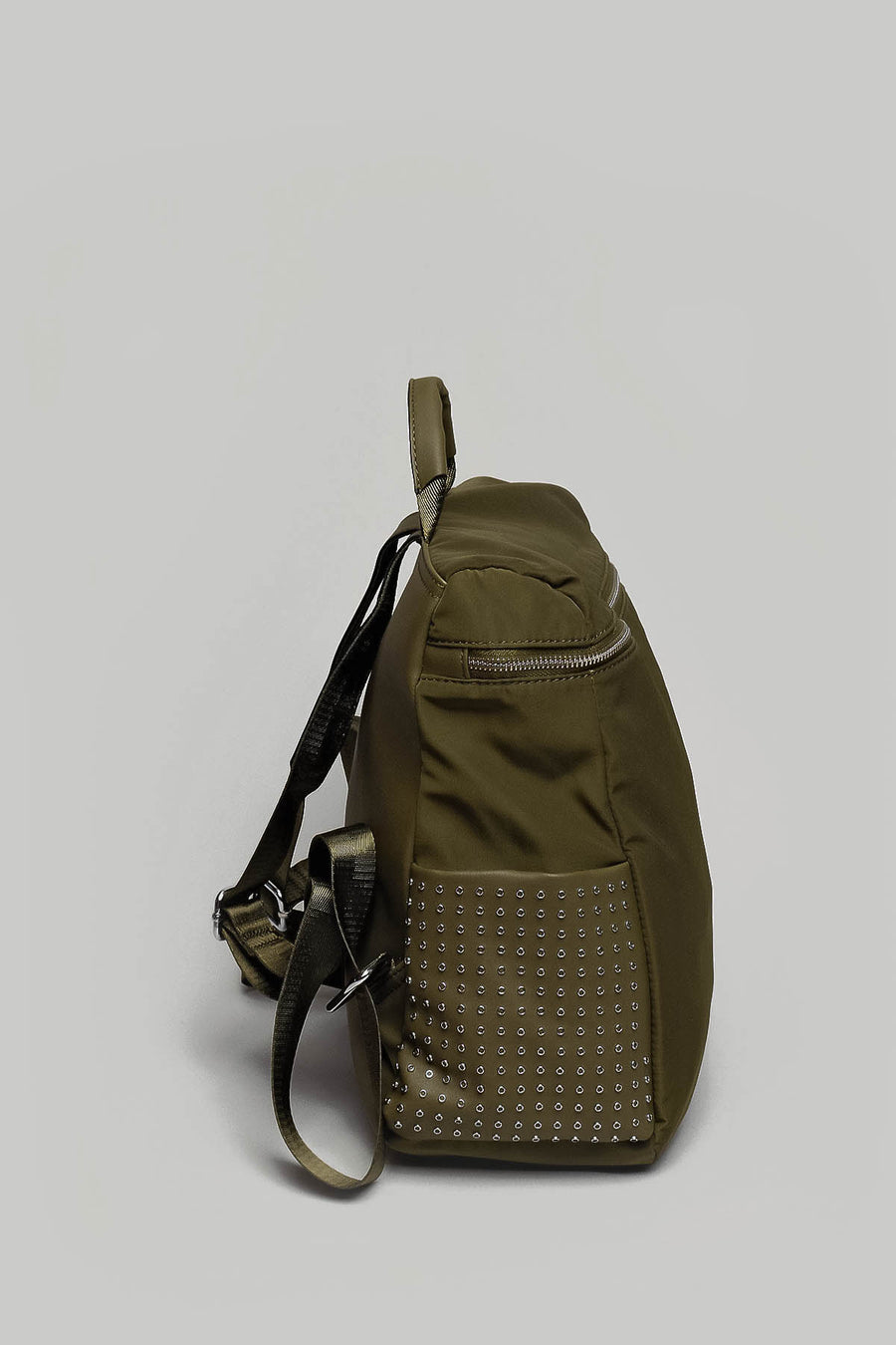 Staple Detailed Fabric Women's Backpack
