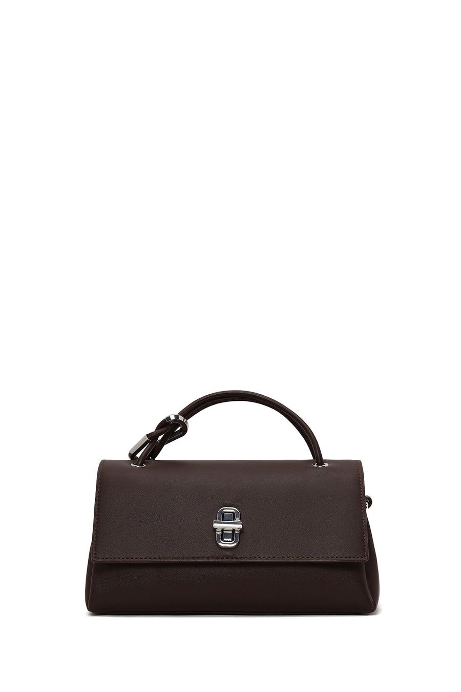 Woman Brown Long-Strap Shoulder Bag