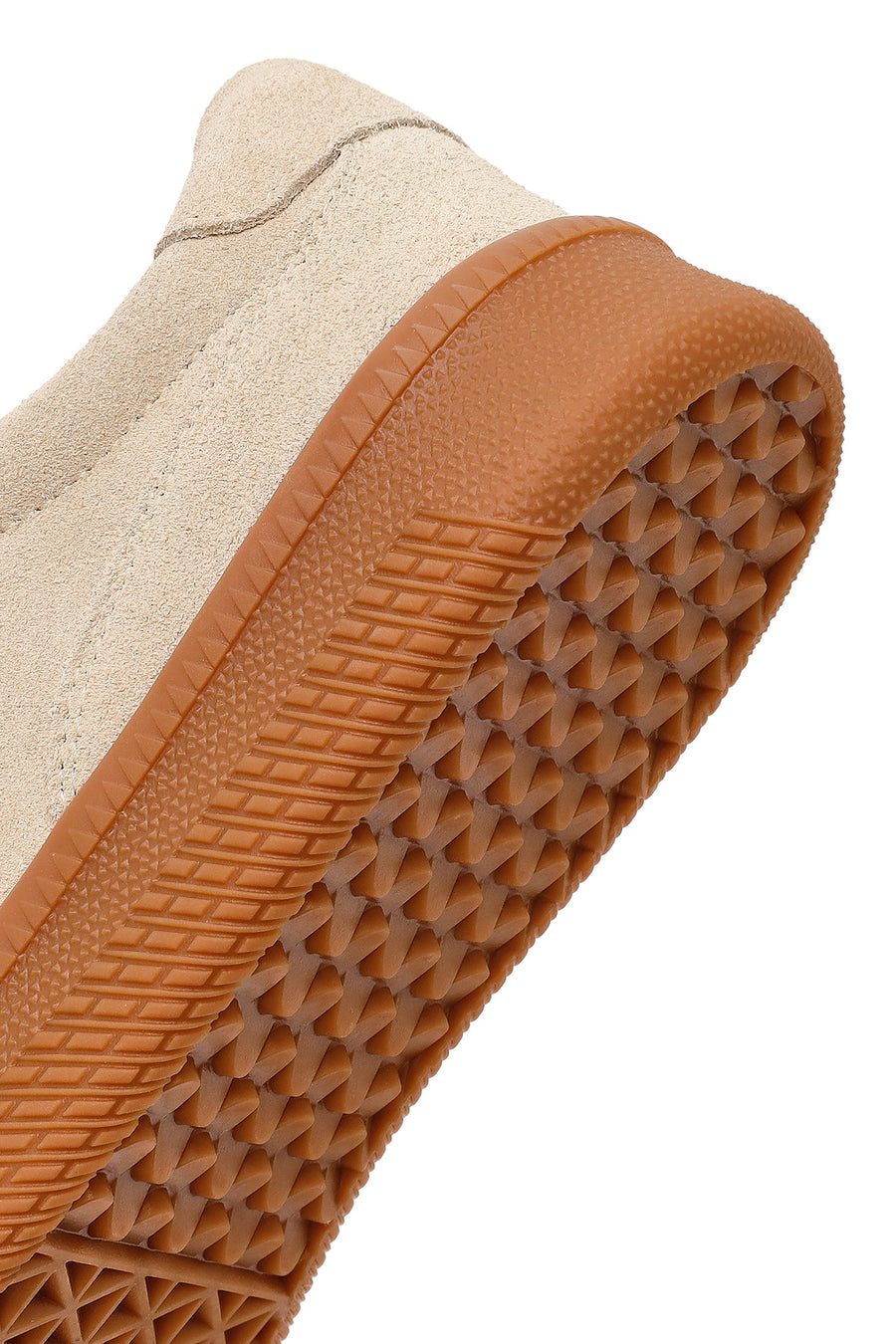 Kadın Bej Bağcıklı Süet Deri Sneaker