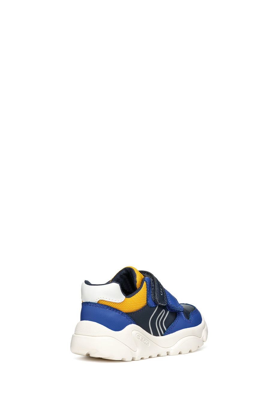 Geox Baby Boy Navy Blue Ciufciuf Banded Leather Sneaker