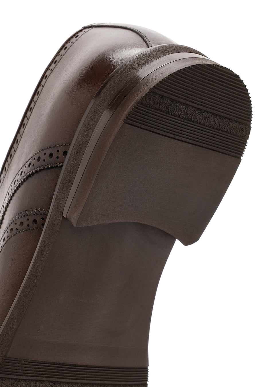Men's Brown Lace-Up Leather Classic Shoes