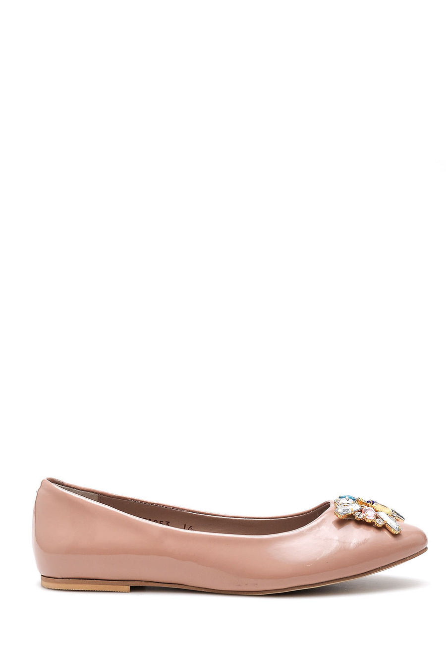 Women's Stone Ballerina 19SFE195316 | Derimod