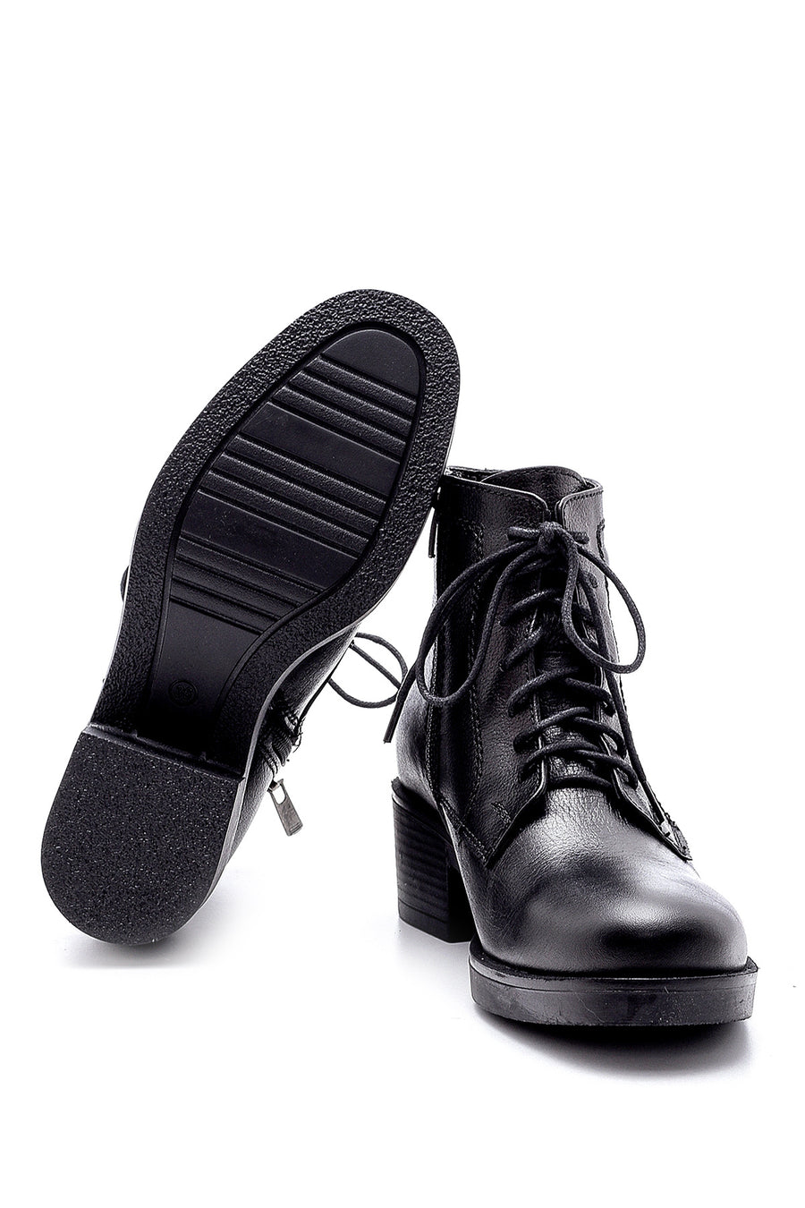 Women's Leather Lace-up Boots