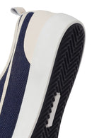 Kadın Mavi Bağcıklı Jean Deri Sneaker | Derimod