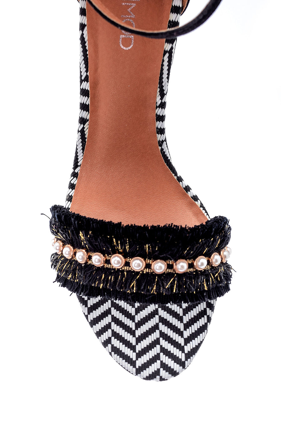 Women's Suede Metal Heel Detailed Shoes