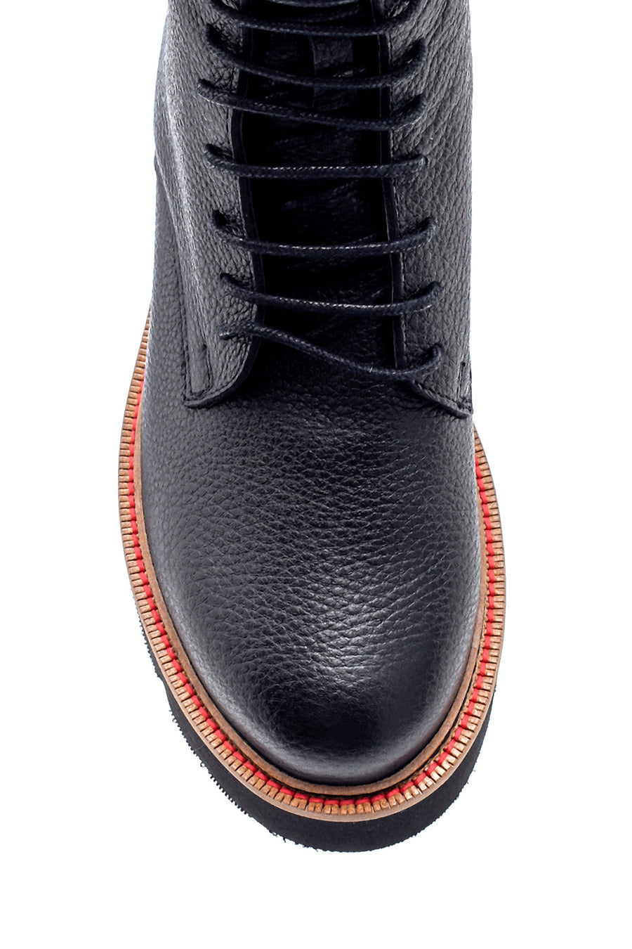 Women's Leather Zipper Detailed Boots