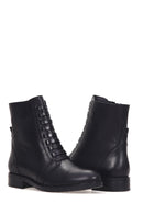 Women's Leather Lace-up Boots | Derimod