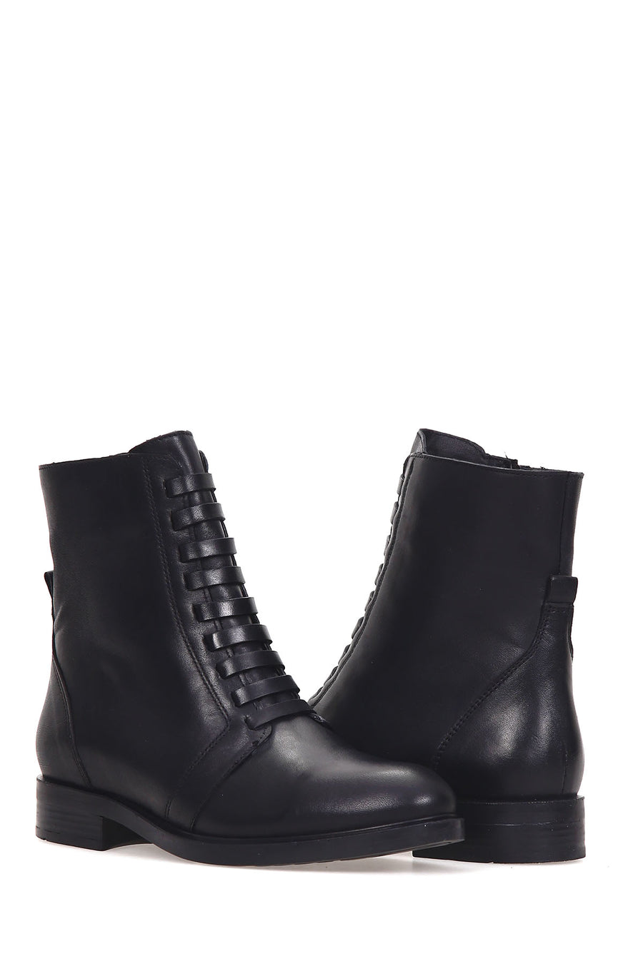 Women's Leather Lace-up Boots