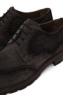 Male Anthracite Lace-up Suede Casual Shoes | Derimod
