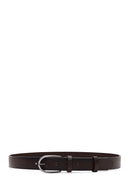 Male Brown Leather Belt | Derimod