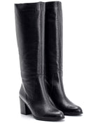 Women's Heeled Leather Boots | Derimod