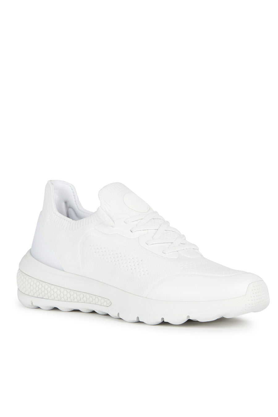 Geox Women's White D Spherica Active Thick Soled Sneaker