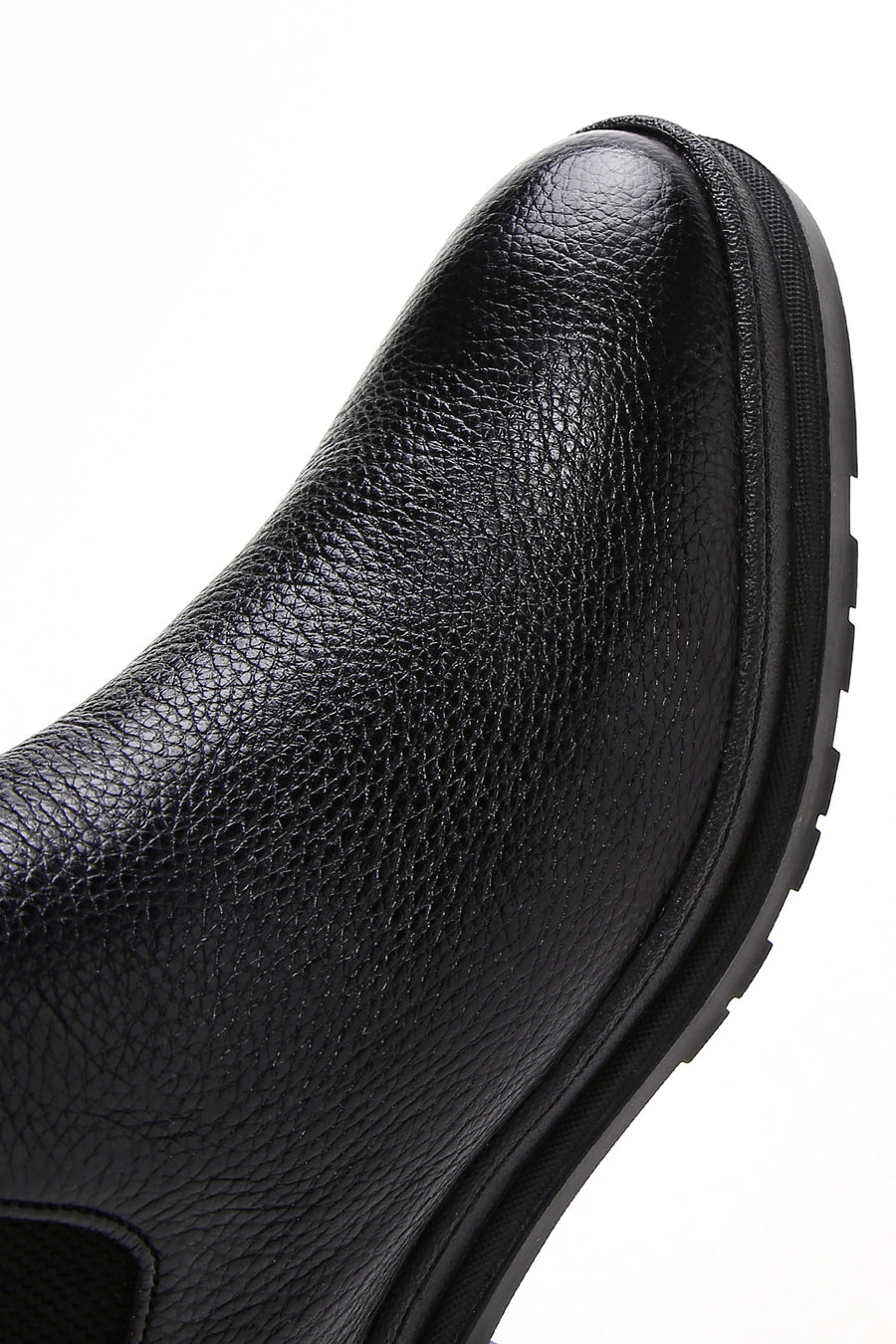 Men's Black Leather Chelsea Boots