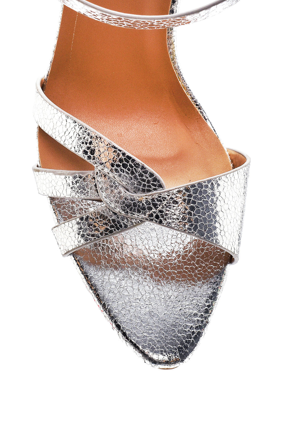 Women's Metallic Heeled Sandals