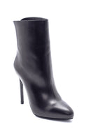 Women's Leather Thin Heeled Boots | Derimod