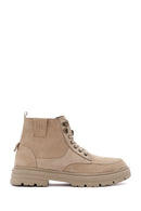 Men's Beige Casual Nubuck Leather Boots | Derimod