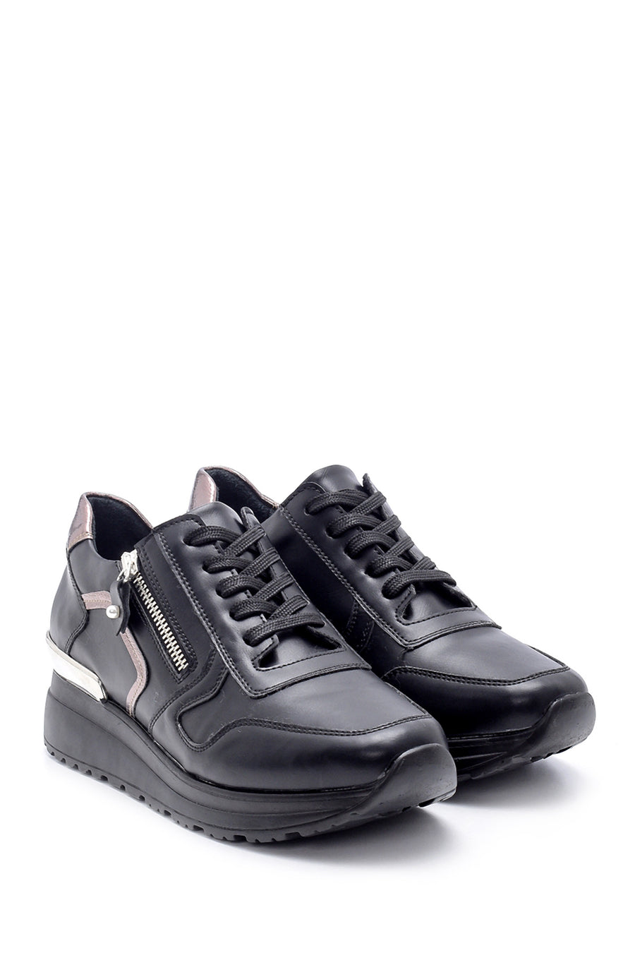 Women's Zipper Detailed Sneaker