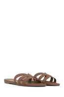 Woman Brown Jelly Slipper | Derimod