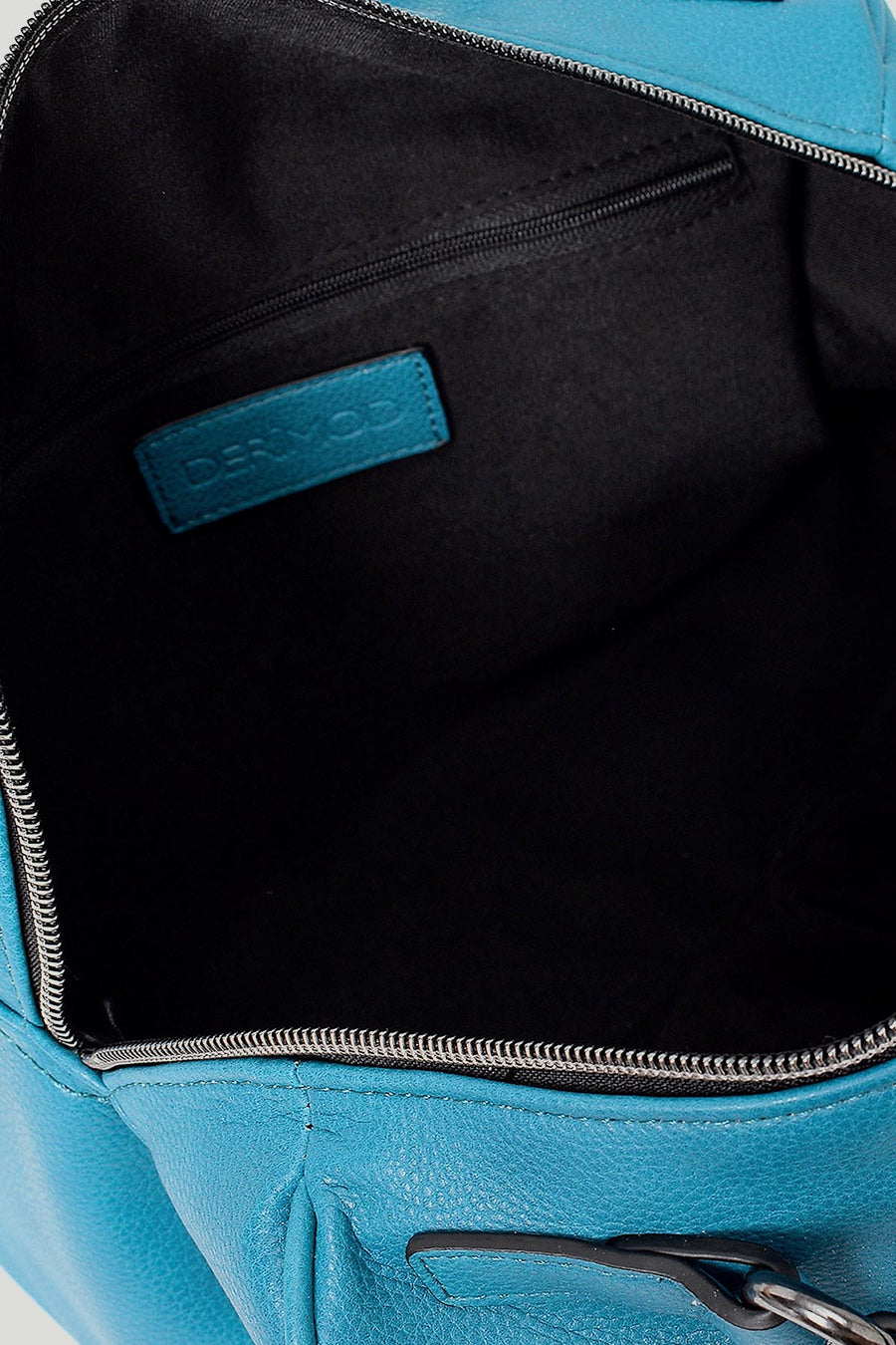 Women's Blue Faux Leather Bag