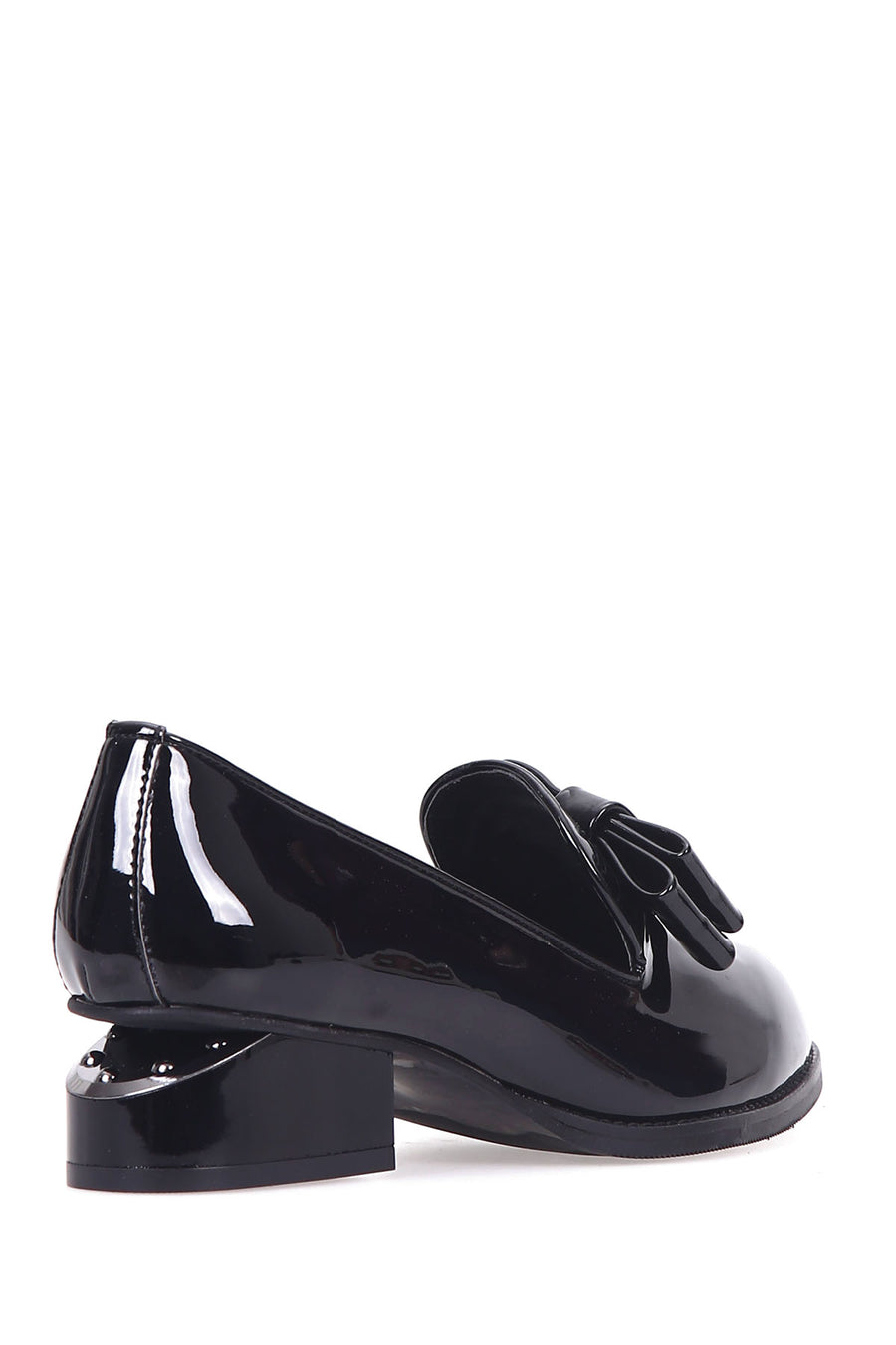 Women's Bow Patent Leather Shoes