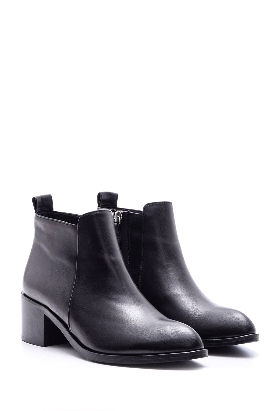 Women's Heeled Leather Boots