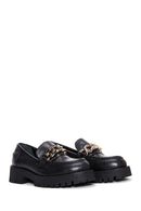 Kadın Deri Zİncirli Loafer | Derimod