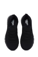 Women's Black Fabric Sneaker | Derimod