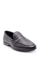 Men's Leather Printed Loafer | Derimod