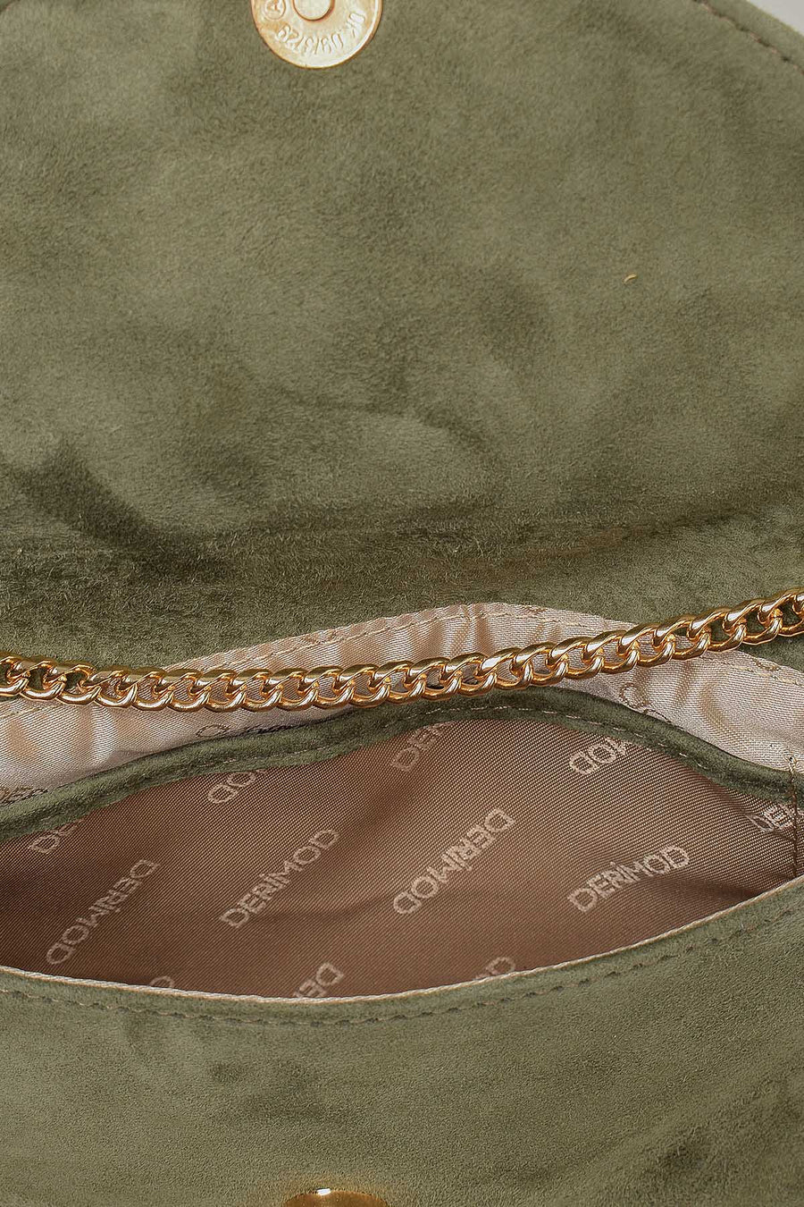 Suede Green Women's Leather Crossbody Bag