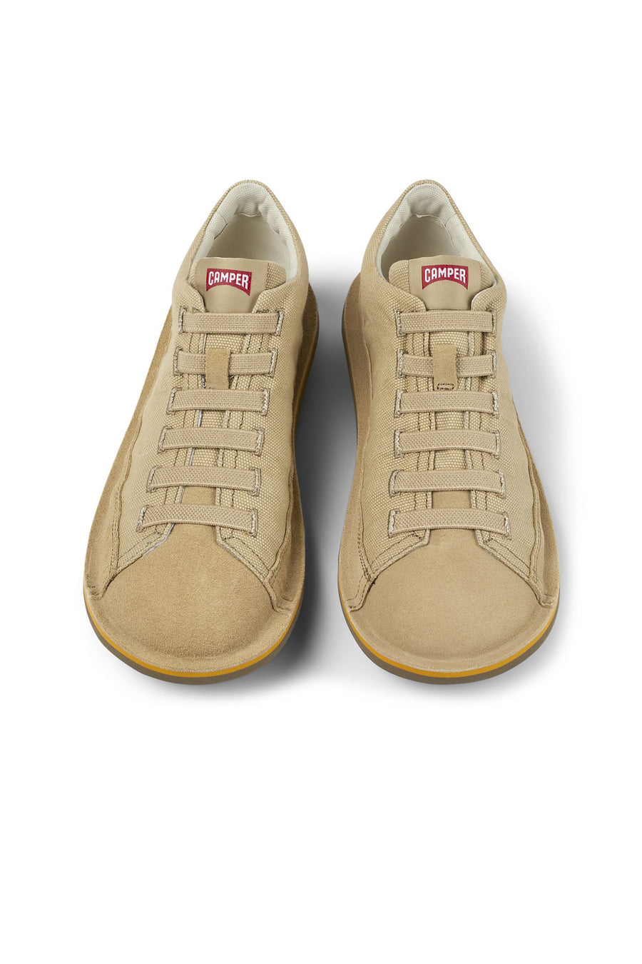 Camper Men's Beige Beetle Nubuck Leather Sneaker