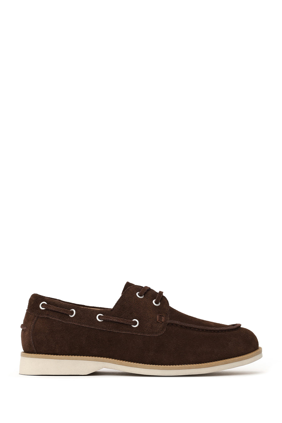 Male Brown Lace-up Suede Casual Shoes 26SFD691910 | Derimod