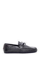 Erkek Siyah Deri Loafer | Derimod