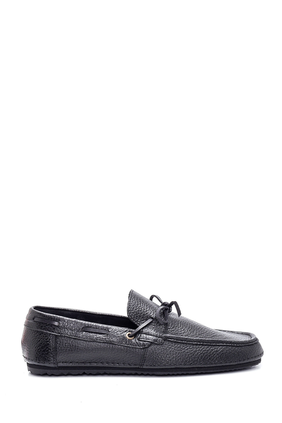 Erkek Siyah Deri Loafer 22SFD6331FT | Derimod