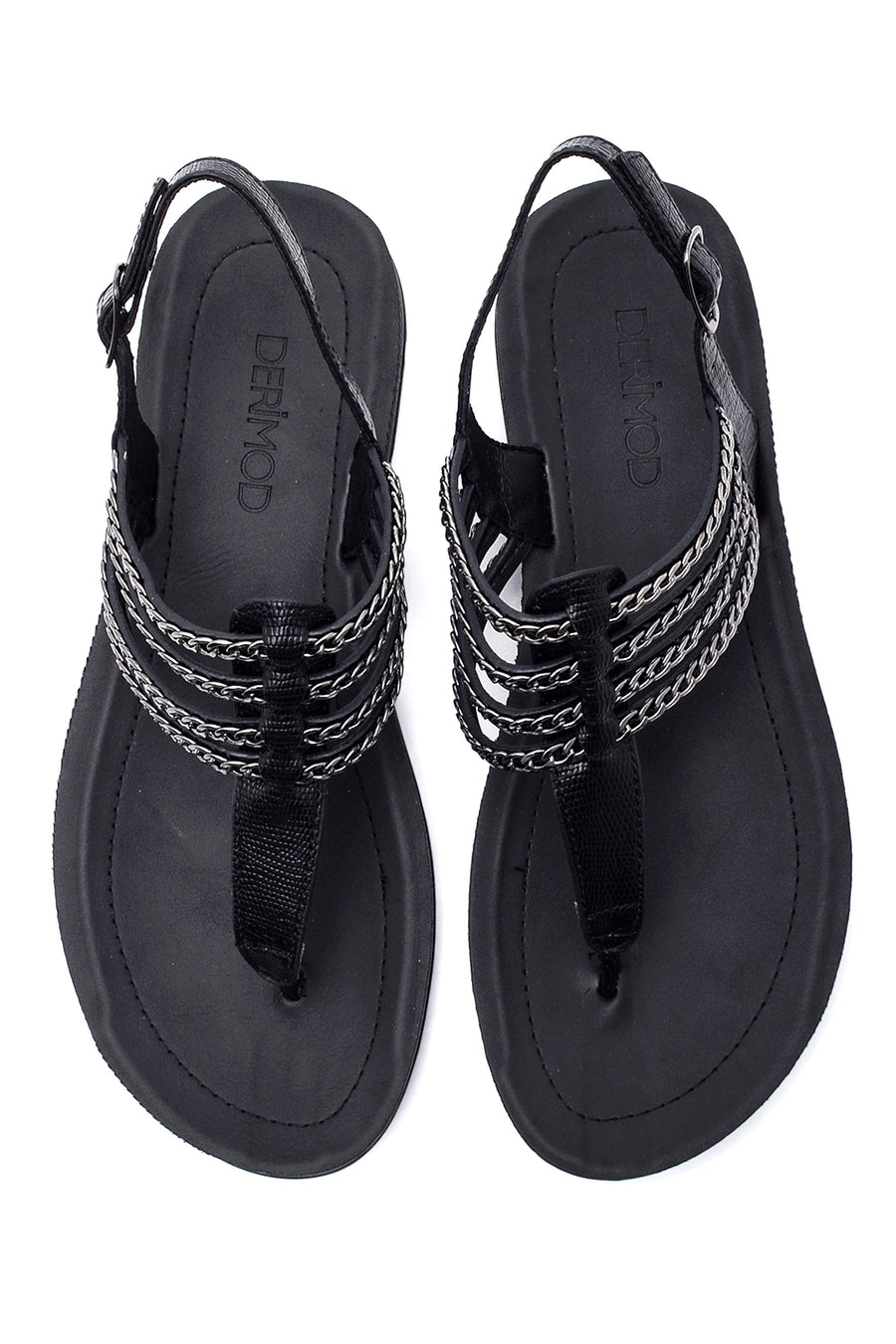 Women's Black Flip Flops Sandals