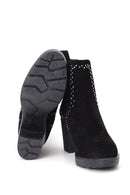 Women's Suede Heeled Boots | Derimod