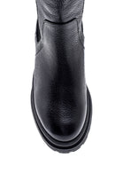 Women's Leather Thick Soled Long Chelsea Boots | Derimod