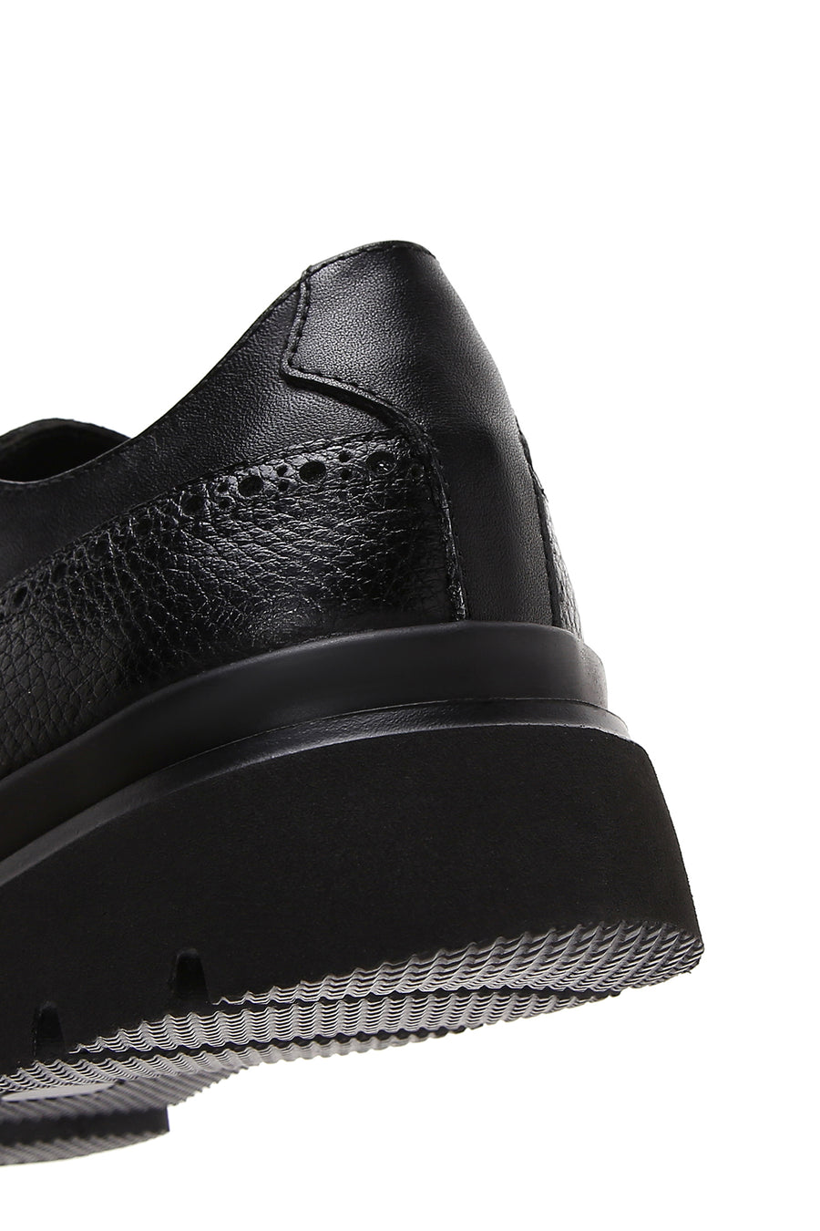 Men's Black Lace Up Leather Casual Shoes