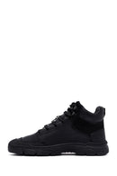 Men's Black Lace-Up Leather Casual Boots | Derimod