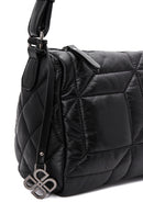 Women's Black Quilted Crossbody Bag | Derimod